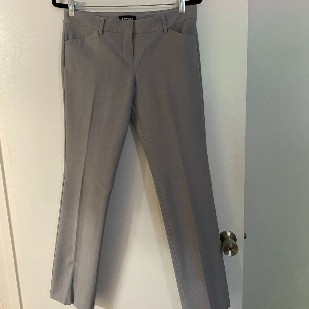 Express Editor Light Gray slacks